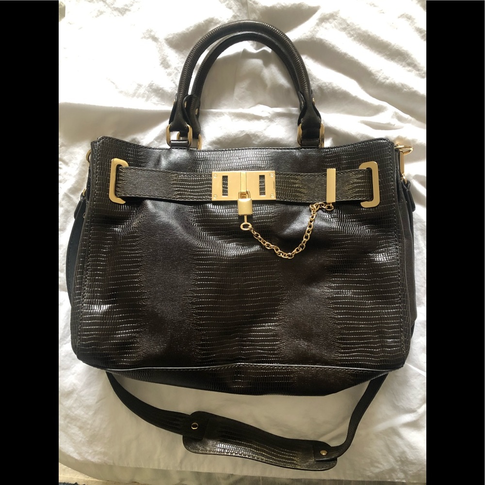 Leather handbag